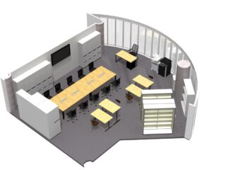 茨城県　オフィス家具（従業員10名）